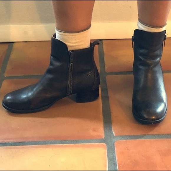 born leather ankle boots